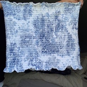 floral printed tube top